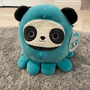 Squishmallows 8" Stanley the Panda in Octopus Costume NWT